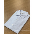 Male 100% cotton  jacquard long sleeve shirt